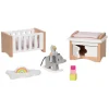 Goki Houten Poppenmeubels Babykamer, 12dlg.