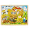 Goki Houten Puzzel Ark van Noach, 96st.