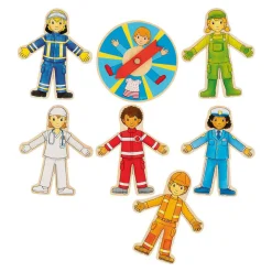 Goki Houten Puzzel Spel Beroepen, 38dlg.