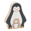 Goki Houten Puzzel Staand Pinguïnt, 2st.