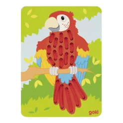 Goki Houten Rijgpuzzels, 3st.