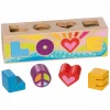 Goki Houten Sorteerbox Vormenstoof Love - 5dlg.
