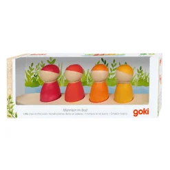 Goki Houten Speelfiguren in een Boot, 5dlg.