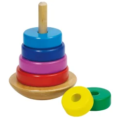Goki Houten Stapeltoren Kleur, 8dlg.