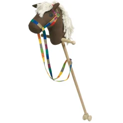 Goki Houten Stokpaard Bruin