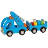 Goki Houten Takelwagen met Aanhanger