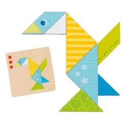 Goki Houten Tangram Wereld
