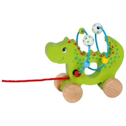 Goki Houten Trekdier Draak met Motoriekspiraal