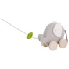 Goki Houten Trekdier Olifant met Blad