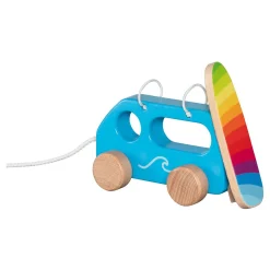 Goki Houten Trekfiguur Surfwagen