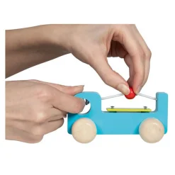 Goki Houten Voertuig met Geluid