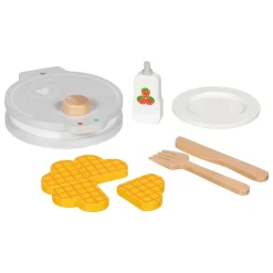 Goki Houten Wafelijzer met Accesoires, 9dlg.
