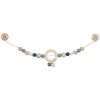 Goki Houten Wandelwagenketting Ster Blauw met Clips