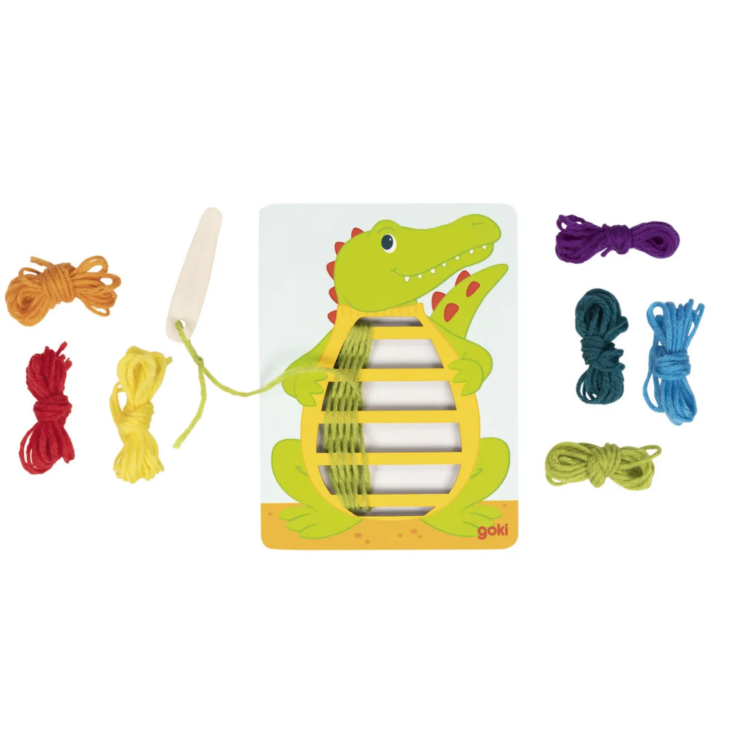 Goki Houten Weefpuzzels, 3st.