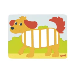 Goki Houten Weefpuzzels, 3st.