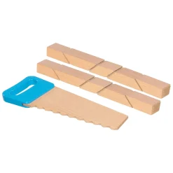 Goki Houten Zaag en Bouwblokken met Klittenbandverbinding, 11dlg.