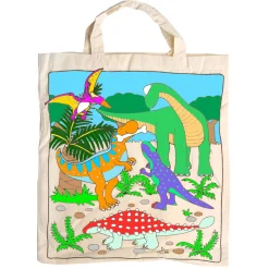 Goki Katoenen Tas - Dinosaurus