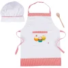 Goki Keuken Kookset Koksmuts en Schort, 3dlg.