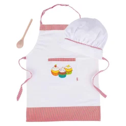 Goki Keuken Kookset Koksmuts en Schort, 3dlg.