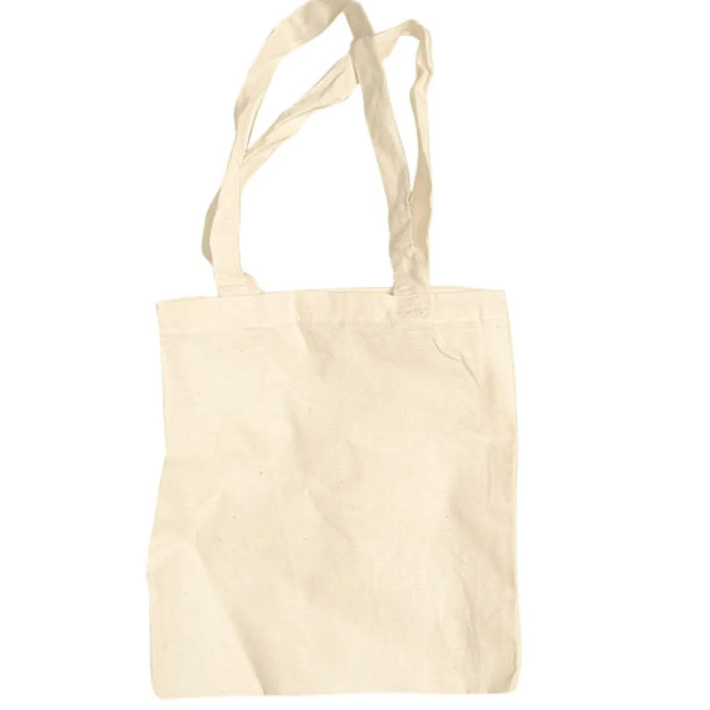 Goki Klein Katoenen Draagtasje - Blanco