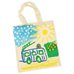 Goki Klein Katoenen Draagtasje - Blanco