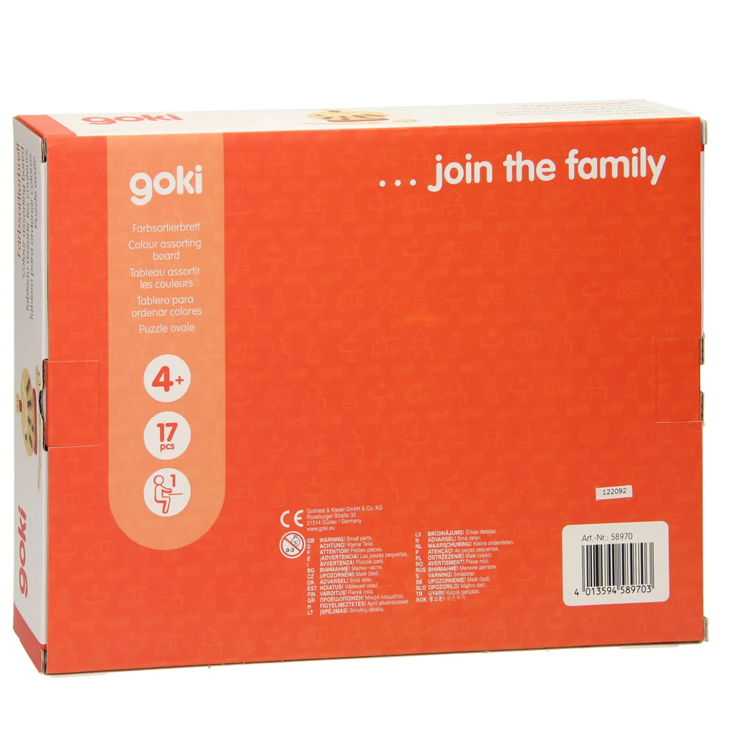 Goki Kleuren Sorteerspel