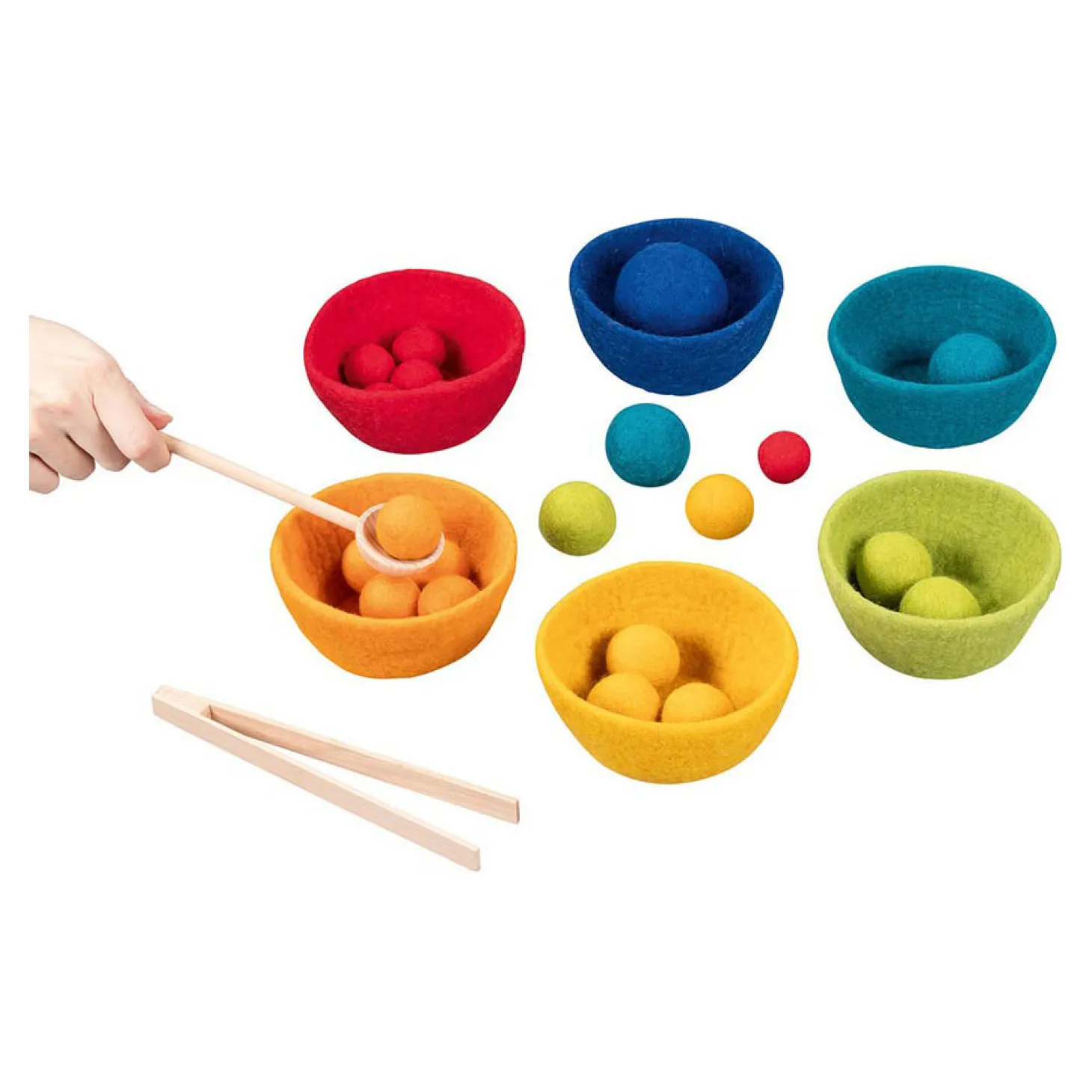 Goki Kleurensorteerspel  Wol