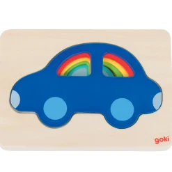 Goki Lagenpuzzel Auto, 5 Lagen
