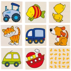 Goki Mijn eerste Houten Memo, 16dlg.