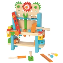 Goki Mijn Eerste Houten Werkbank, 57dlg.