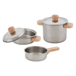 Goki Pannen Kookset Metaal, 5dlg.