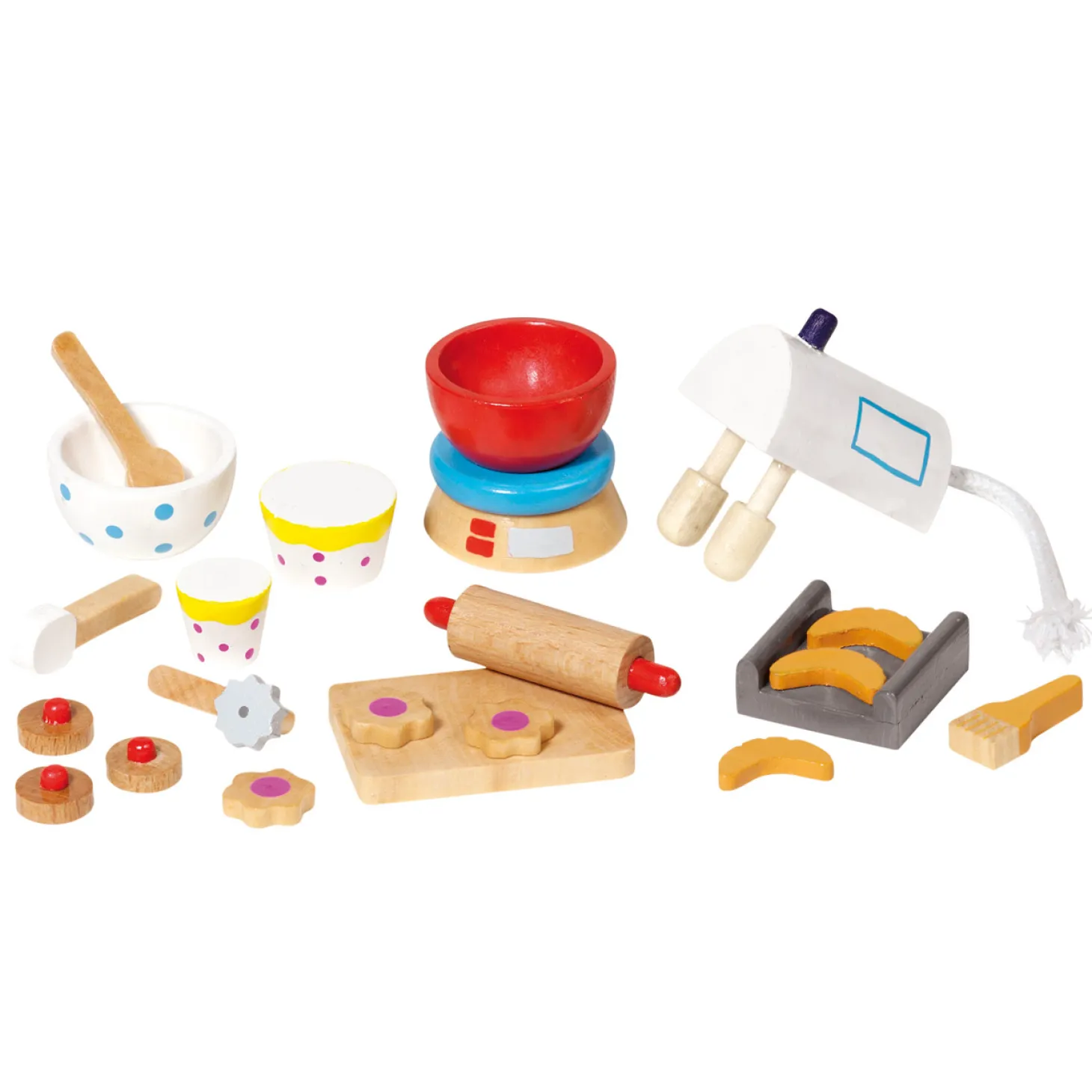 Goki Poppenhuis Bakset, 22dlg.