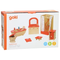 Goki Poppenhuis Meubeltjes Badkamer