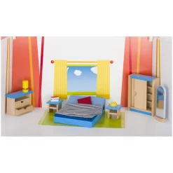 Goki Poppenhuis Meubeltjes Slaapkamer