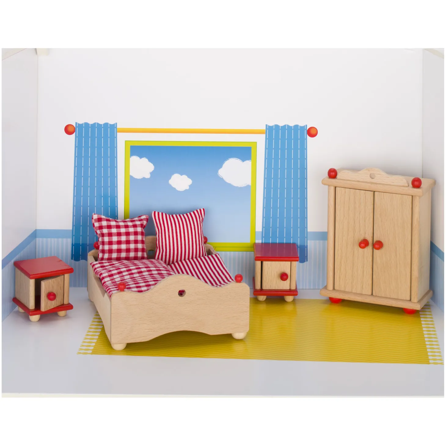 Goki Poppenhuis Meubeltjes Slaapkamer