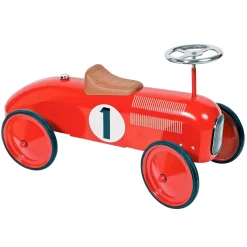 Goki Retro Loopauto Rood