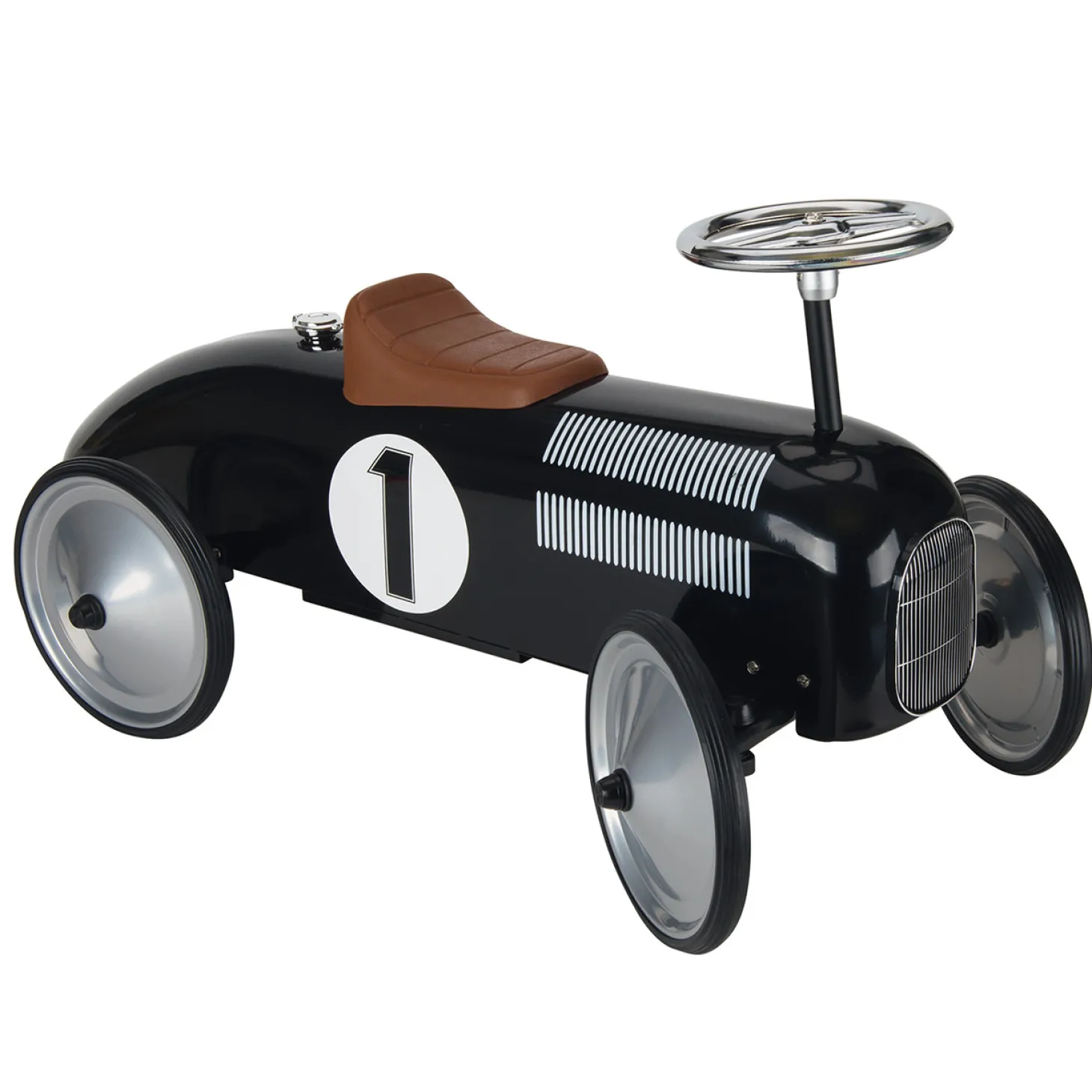 Goki Retro Loopauto Zwart