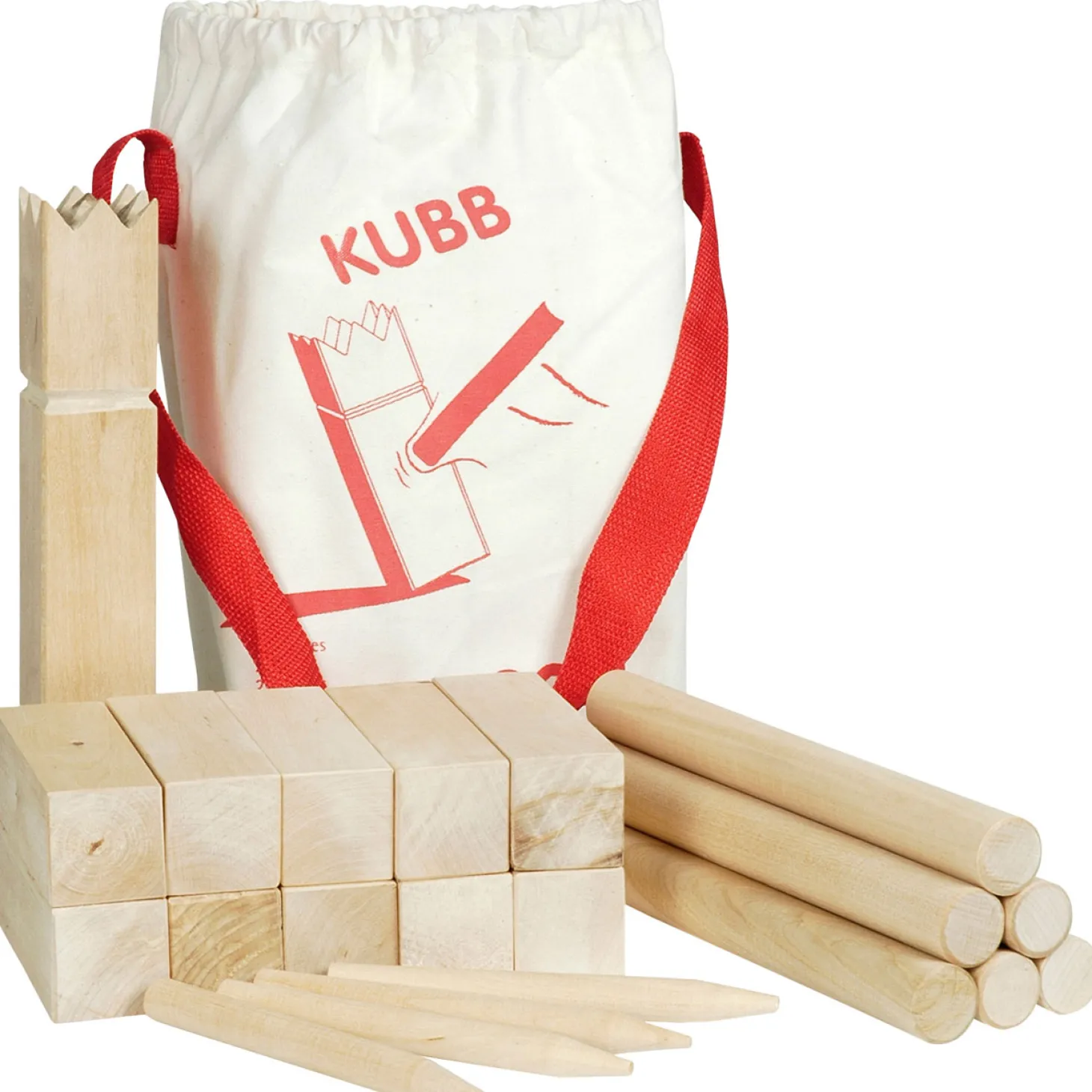 Goki Schaakspel KUBB Vikingen Medium