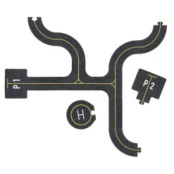 Goki Speelset Wegdelen Vliegveld met Accessoires - 26dlg.