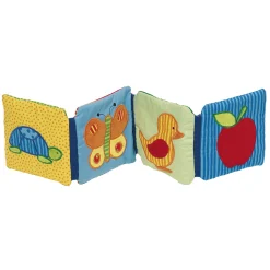 Goki Stoffen Boekje met Rammelaar, Knisperfolie en Pieper