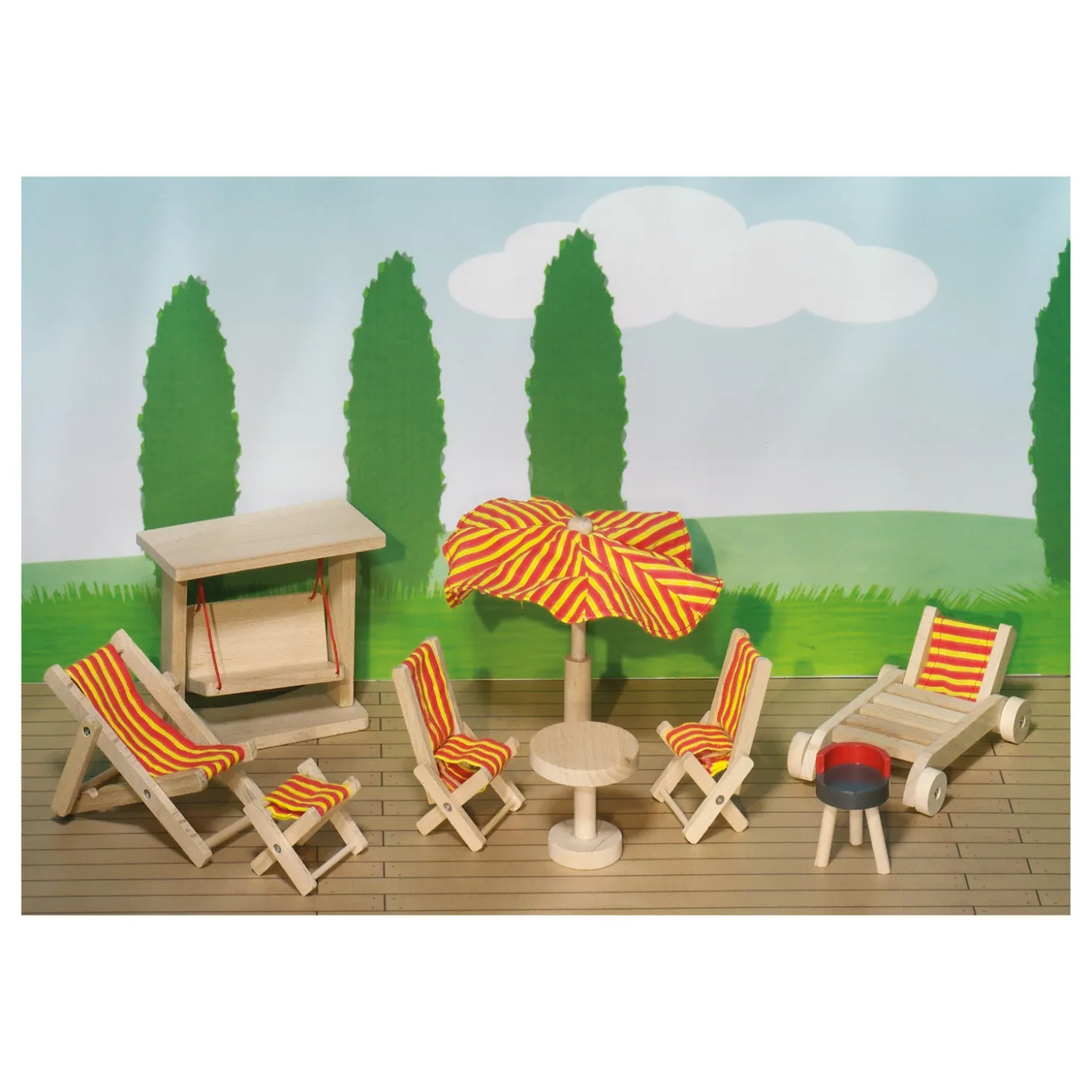 Goki Tuinset Poppenhuis