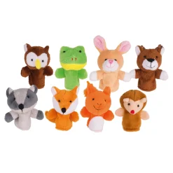 Goki Vingerpopjes Bosdieren, 8st.