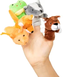 Goki Vingerpopjes Bosdieren, 8st.