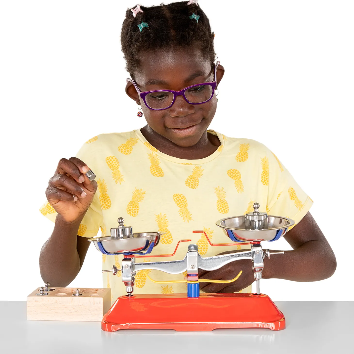 Goki Weegschaal + Gewichten