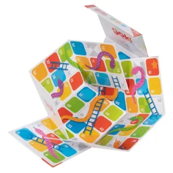 Goki XXL Slangen en Ladders in Kubus Bordspel
