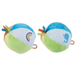 Goki Zachte Bal met een Bel Blauw Groen