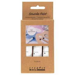 Gouacheverf Wit - 3x20ml.