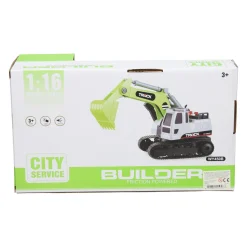 Graafmachine met Rupsbanden met Licht en Geluid