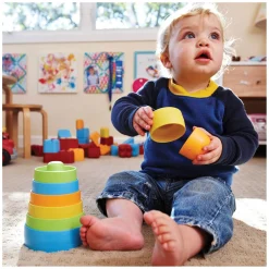 Green Toys Stapeltoren Rond, 8dlg.