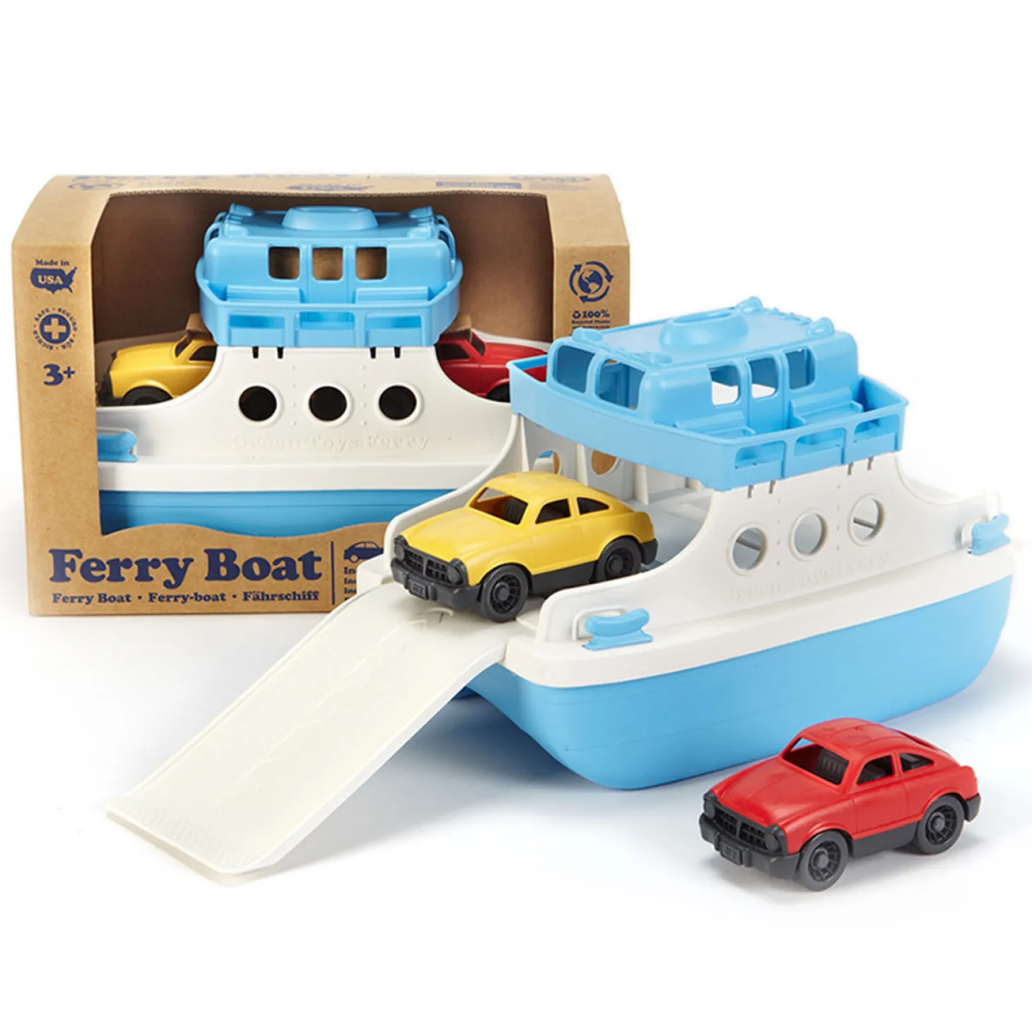 Green Toys Veerboot met Auto's